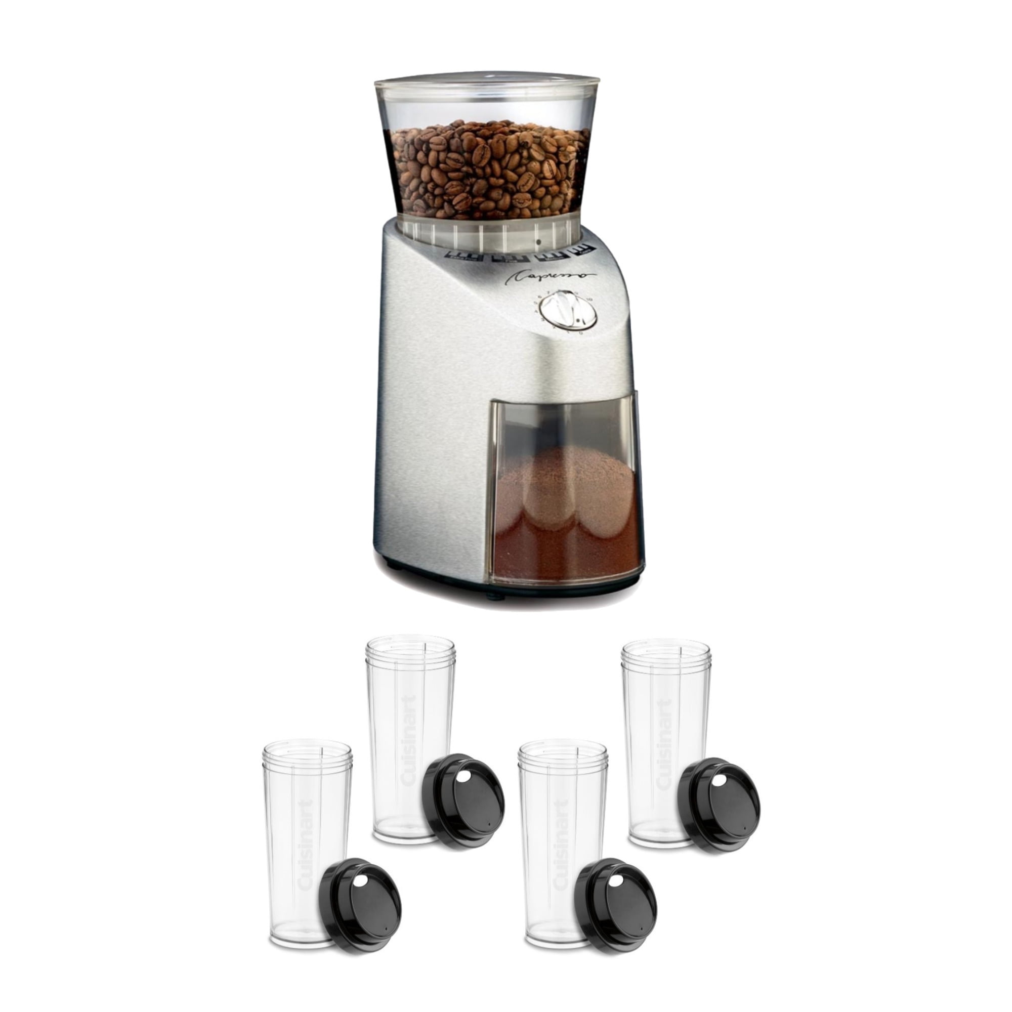 Stainless Steel Capresso 565.05 Infinity Conical Burr Grinder