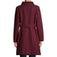 thumbnail image 6 of Mark Alan Women’s Long Asymmetrical Wrap Coat with Belt, 6 of 6