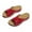 Red, variant on Abcnature Women Sandals Clearance 2023! Women's Platform Wedge Sandals with Arch Support Flat Arch-support Sandals Shoes Beach Orthopedic Sandals Non-Slip Causal Slippers Non-Slip