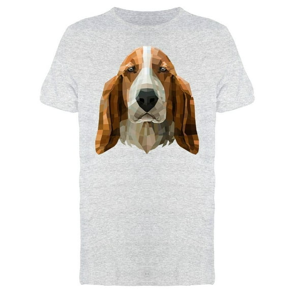 Dog In Low Poly T-Shirt Men -Image by Shutterstock, Male x-Large