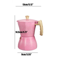 thumbnail image 5 of Stovetop Espresso Maker - Moka Pot Coffee Maker For Gas Or Electric - 3 Cups Espresso Shot Maker Fo, 5 of 5