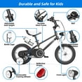thumbnail image 3 of XJD 12 14 16 Inch Boys Bike with Training Wheels for kids Ages 3-9 Years Old Bike Bicycle with Water Bottle Holder,Bell, Lightweight, Adjustable Seat/Handlebars, 3 of 8