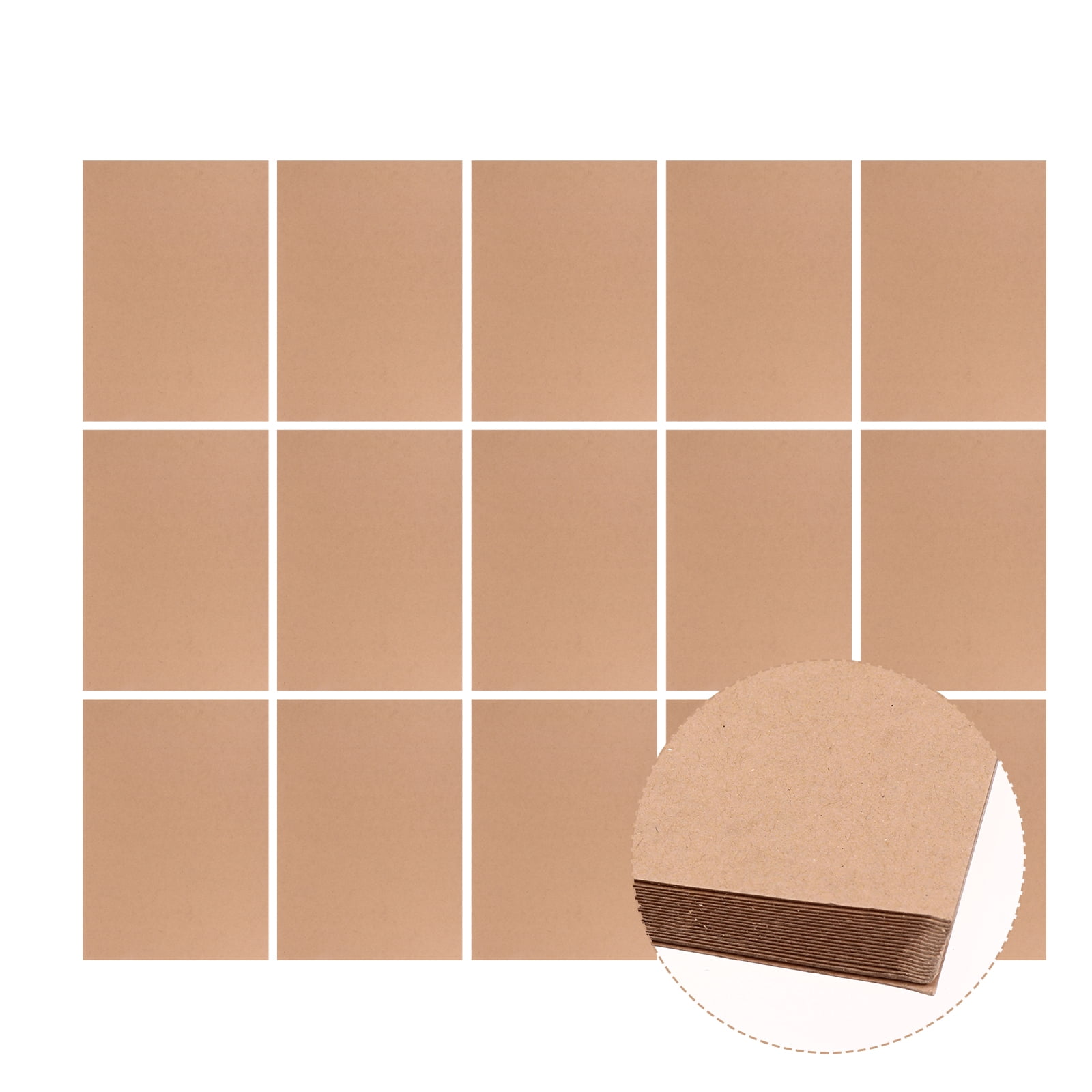 20 Pcs Creative DIY Cardboard Exquisite Kraft Bulletin Carton Student