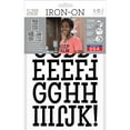 thumbnail image 2 of SEI 1.75 inch Classic Iron-on Flock T-Shirt Letters, Black, 2 of 5