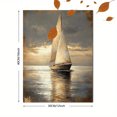 thumbnail image 3 of Qisvanset 12x16 Inch With Frame 2D Flat Wall Art His Mercies Are New Blue Tone Bible Verse Home Wall Art, 3 of 8