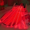 thumbnail image 3 of Guirnalda de luces LED para exteriores, 32/24/16/8 tubos, lluvia de meteoritos, resistente al agua, para fiestas callejeras, decoración de árboles de Navidad, 3 of 5