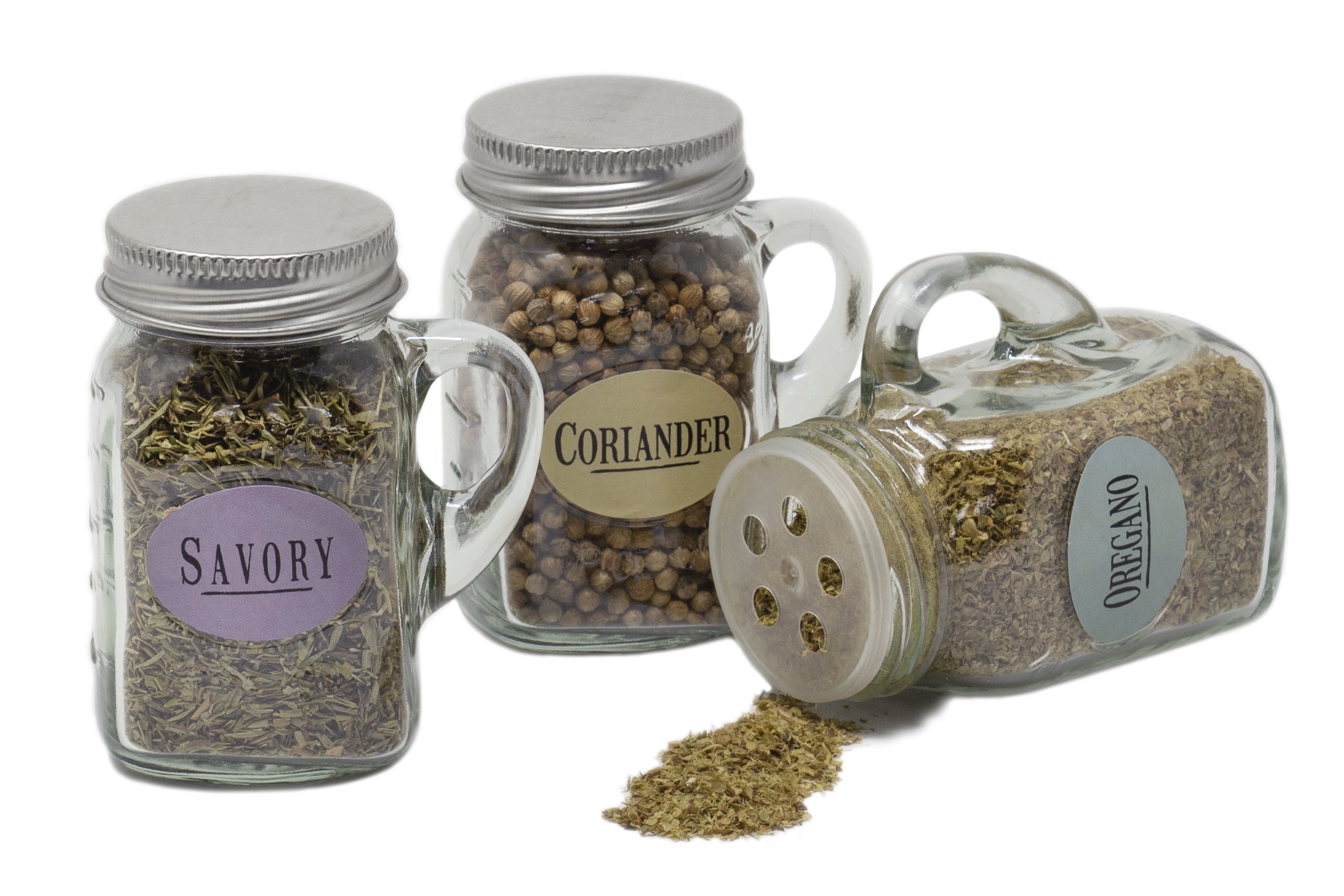 Olde Thompson 25-708 Farmhouse 8 Jar Spice Rack