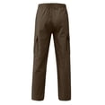 thumbnail image 5 of WERYOUNG Kids Cargo Pants With Pockets Elastic Waist Wide Leg Trousers Boys Girls Back To School Pants 5-6 Years, 5 of 5