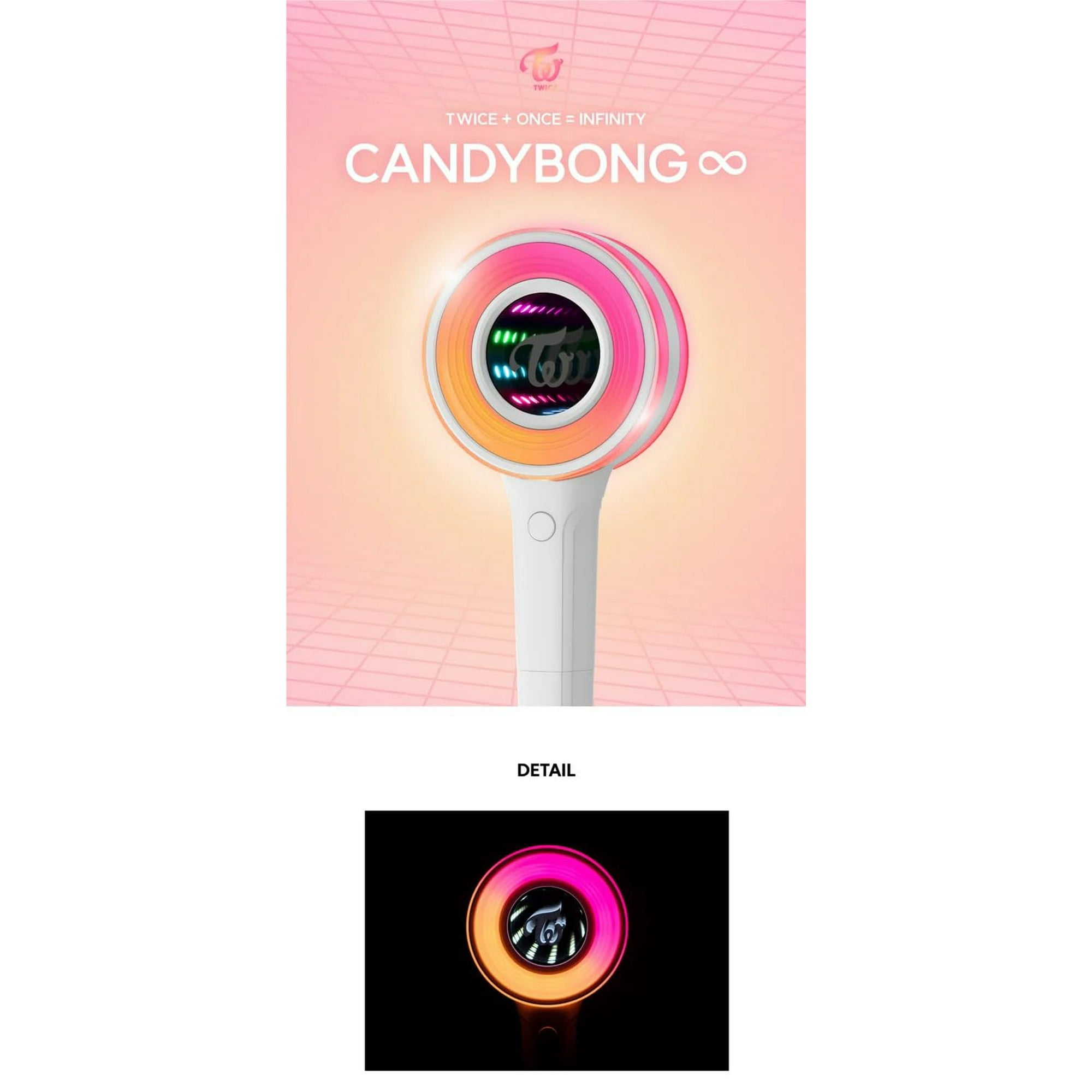 Twice CANDYBONG ∞ Official Light Stick Outbox+Light Stick+