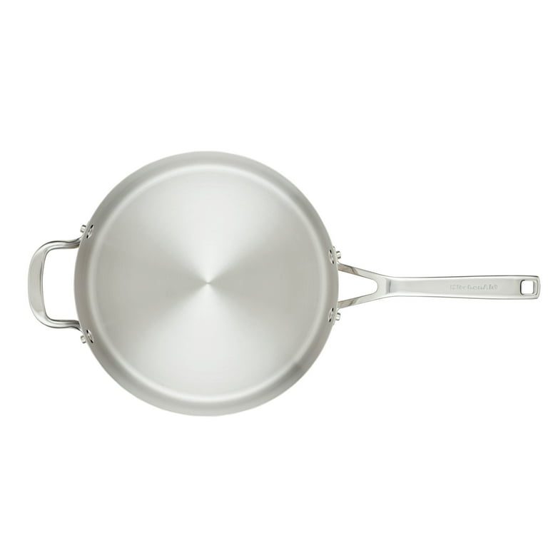 Pro-Series 5-ply Bonded Stainless Steel 3 Quart Saute Pan – Health Craft
