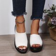 thumbnail image 1 of Zapatos de vestir casuales Sandalias de plataforma con punta abierta Zapatos cómodos para caminar para mujeres, 1 of 9