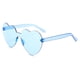 thumbnail image 3 of Gafas de sol con forma de corazón, tendencia europea y americana, gafas de sol de una pieza sin montura, 3 of 5