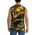 thumbnail image 4 of Salouo Urban Graffiti Scorpion Illustration Pattern Men's Sleeveless T Shirts,Men's Regular-Fit Tank Top Sports Shirt for Men Sleeveless Tank Shirt -XX-Large, 4 of 6