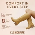 thumbnail image 5 of Cushionaire Sawyer Tall Chunky Heel Womens Boots - Pull On Casual Knee High Boots for Women, 5 of 21