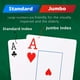 thumbnail image 3 of Metsyth Naipes de plástico impermeables, paquete de 4 cartas de póquer, índice gigante, naipes con impresión grande para adultos, personas mayores, juego de barajas de cartas a granel, cartas de póque, 3 of 5