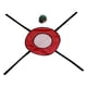 thumbnail image 1 of Juego interactivo de lanzar y atrapar pelotas, accesorios, manos y pies, coordinación, equipo Woking Red rojo, 1 of 8