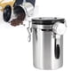 thumbnail image 4 of Recipiente hermético para granos de café de acero inoxidable, contenedor de almacenamiento de frutas secas para té, 1,8 l Unbranded 3118200204211, 4 of 7