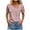 Pink, variant on Women's V-Neck Fashion Casual Short-Sleeved Spring And Summer Top(Gray,S)