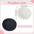 thumbnail image 2 of 2Pcs Hat Base 2 Colors Millinery Fascinator Base Cloth Fascinator Hat Bases Cocktail Hats Making Accessaries for Making Party Wedding Church Colorful, 2 of 5
