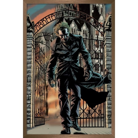 DC Comics - The Joker - Arkham Asylum Wall Poster 22.375 x 34 Framed