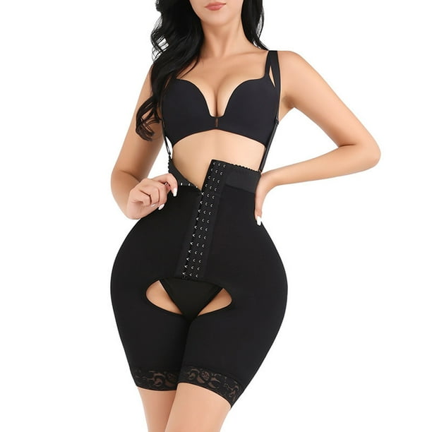 Women Tummy Control Body Shaper, Women's High Waist Alterable Button Lifter  Hip And Hip Tucks In Pants 4 Black : : Everything Else