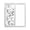 grey, variant on Grey Black Botanical Window Privacy Film, Watercolor Spring Floral Summer Leaf Static Cling UV Sun Blocking Tint Film Heat Control Windows Films for Bedroom Bathroom, Window Stickers 29.5"x78.7"