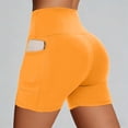 thumbnail image 2 of DHFJKG High Waisted Biker Shorts Women With Side Pockets Workout Yoga Tummy Control Fitness Soft Stretchy Running Tights Soft Trousers, 2 of 4