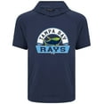 thumbnail image 2 of Men's Levelwear Navy Tampa Bay Rays Phase Banner Arch Hoodie T-Shirt, 2 of 3