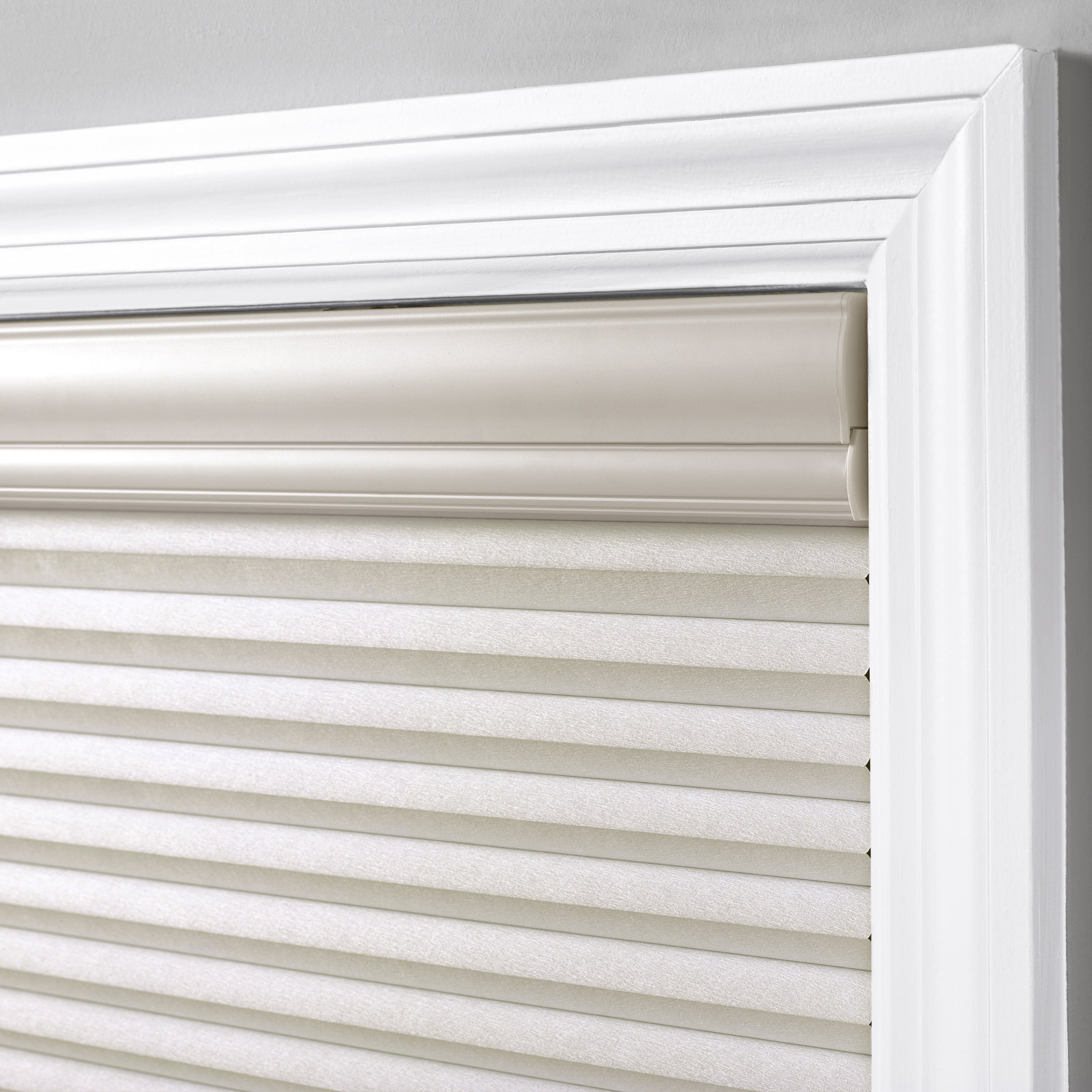 Coverscaped Top-Down Bottom-Up Cellular Shade, Room Darkening Alabaster, 24" x 72"