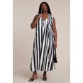 thumbnail image 3 of ELOQUII Women's Plus Size Shirred Neckline Tank Dress, 3 of 5