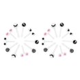 thumbnail image 1 of Injueey 10 unids / set Mini palillo de de plástico para frutas con expresión de dibujos animados de ojos para niños 1 juego 2piezas Injueey CBP006179, 1 of 6