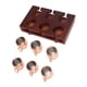 thumbnail image 5 of Juego de 6 tazas para bebidas Mule de 2 oz con soporte, robustas y decorativas, con punta de martillo para bar y restaurante, 5 of 15