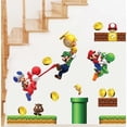 thumbnail image 2 of 2-pack Nintendo New Super Mario Bros Build a Scene Peel and Stick Wall Decal Bedroom Decor Decal Super Mario Sticker, 2 of 5