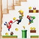 thumbnail image 2 of 2-pack Nintendo New Super Mario Bros Build a Scene Peel and Stick Wall Decal Bedroom Decor Decal Super Mario Sticker, 2 of 5