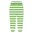 thumbnail image 3 of Mujeres Capri Pantalones Casual Suelto Largo Pantalones de Impresión con Corbata Elástica Cintura Y Bolsillos, 3 of 6