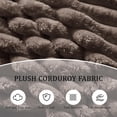 thumbnail image 4 of 102.4'' Oversized Corduroy Couch, Modular Sectional Sofa with Ottoman, Upholstered 4 Deep Seat L Shape Sofa, Convertible Cloud Couches with Chaise Lounge for Living Room, Apartment, Camel, 4 of 11