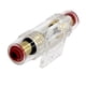thumbnail image 3 of Portafusibles AGU en línea chapado en oro y 1 fusible AGU de vidrio chapado en oro de 40 A para protección de audio automotriz (40 A), 3 of 4
