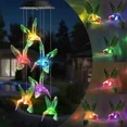 thumbnail image 2 of PURELY- Solar Powered Led Wind Chime Lights Color-Changing Yard Garden Decor Xmas Gift, 2 of 6