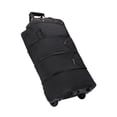 thumbnail image 3 of Bolsa de lona Rolling Wheeled Multipropósito pesado Oxford tela bolsita de tranvía sobre organizador de equipaje para deportes comerciales de picnic Negro, 3 of 8
