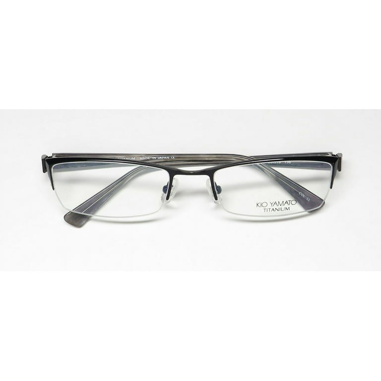 Kio Yamato KT 255 Eyeglasses for Women Shiny Black 53 19 136