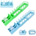 thumbnail image 1 of 18 Strip Tape Dispenser, Portable Foldable Dual Roll Tape Dispenser, Tape Zoomie, Well Designed, Blade-Free, Compact, Durable, Suitable,for Gift Packaging and Handicraft Making, 1 of 8