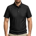 thumbnail image 4 of Lumtrix Men'S Beer Belly Polo Shirts Short Sleeve Summer Casual Quick Dry Workout Tops Lightweight Casual Golf Shirts Black XL, 4 of 4