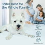 SafeRest Premium Hypoallergenic Waterproof Mattress Protector, Vinyl Free, King