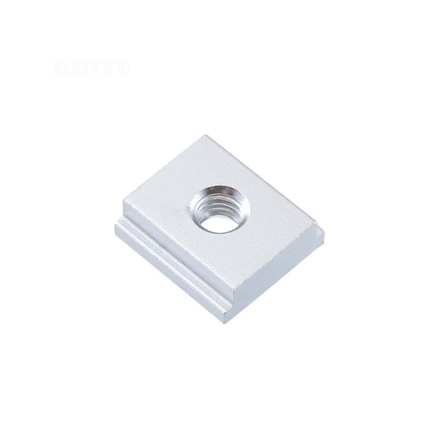 Speravity Ranura para riel en T Ranura para carpintería de aleación de aluminio Rieles de inglete a prueba de óxido Ranuras para accesorios de Herramientas eléctricas Plata M8