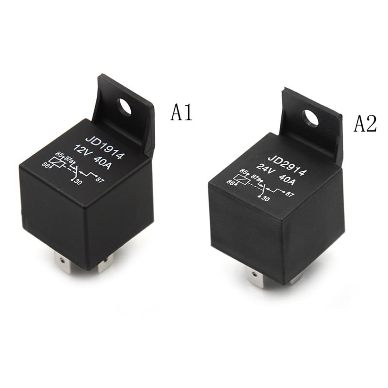 5 Pin 40A Car Relay Automotive Normally Open DC 12V/24V Relays for Head LightX1F 