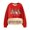 Red, variant on SELONE Christmas Womens Crewneck Sweatshirt Oversized Christmas Tree Fleece Pullover Long Sleeve Shirt Loose Outerwear