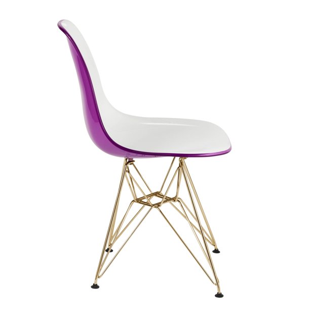 Purple acrylic chair discount