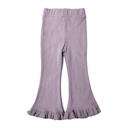 

Kiplyki Baby Deals Pants Girls Fashion Cute Sweet Elasticity Flared Trousers Leggings