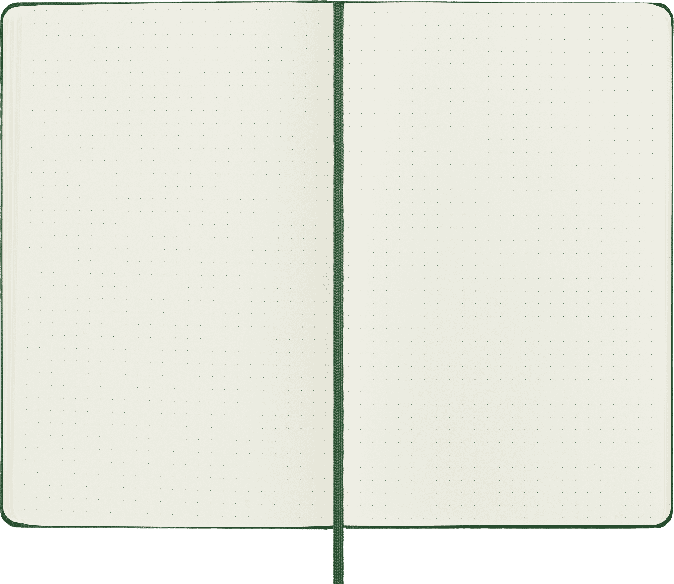 Moleskine Classic Notebook, Hard Cover, Large (5" x 8.25"), Dotted, Myrtle Green