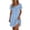 ZA-Blue-dresses for women, variant on Sleep Dress for Women with Lace Trim Pleated Round Neck Tunic Nightgown Short Sleeve Casual Pajama Dresses for Loungewear